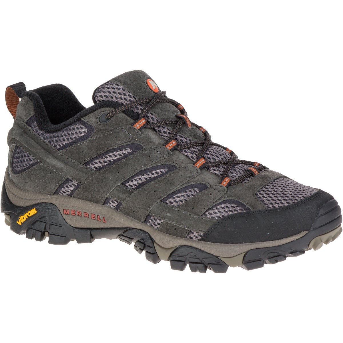 product image of a hiking shoe from merrell on a white background