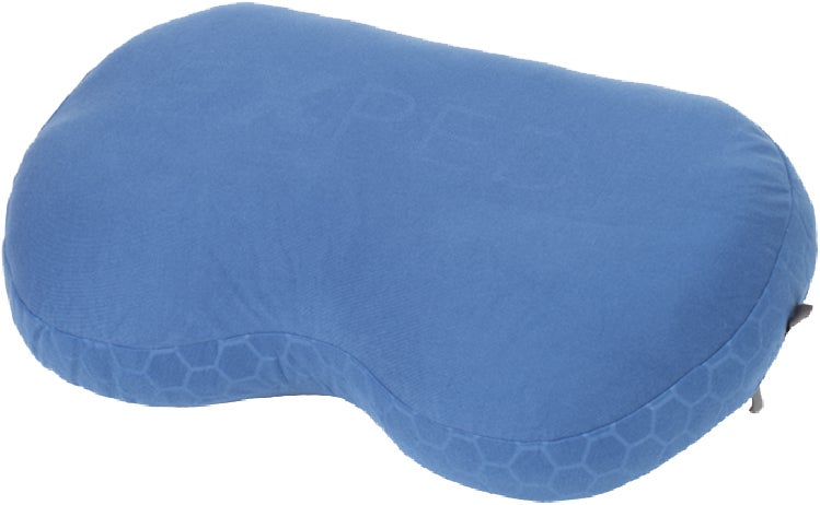 product image of blue exped deep sleep pillow on a white background
