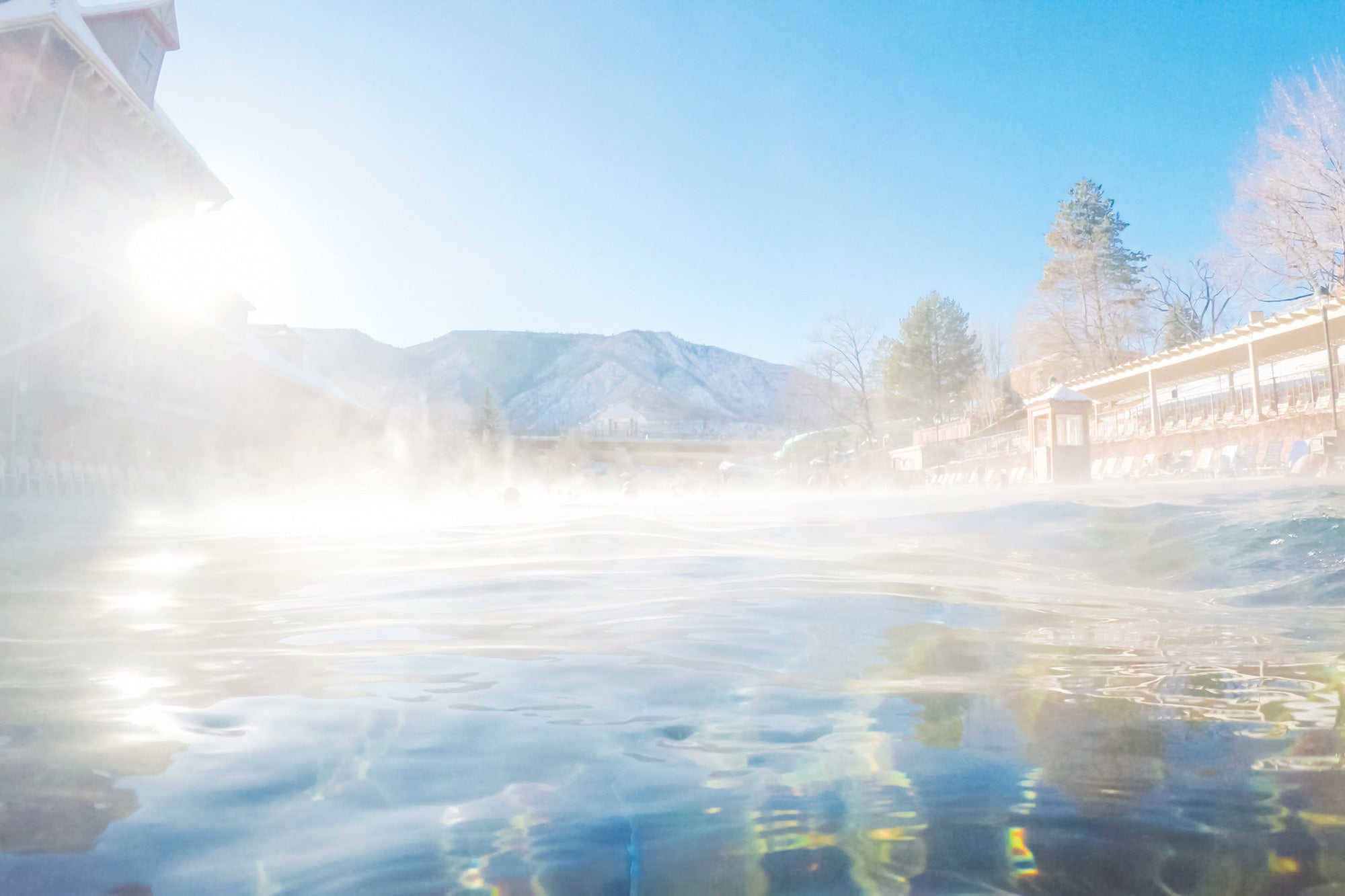 steamy glenwood hot springs