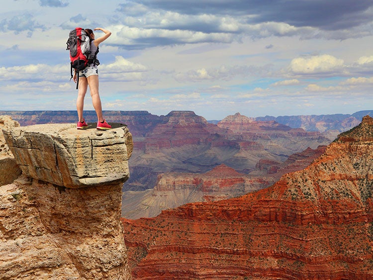 point de vue des randonneurs du Grand Canyon