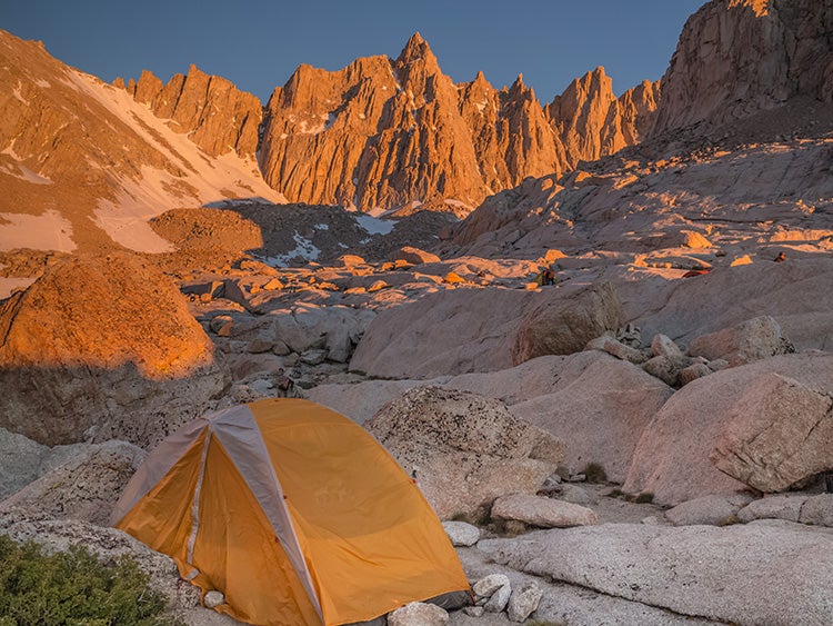 trail camp on mount whitney