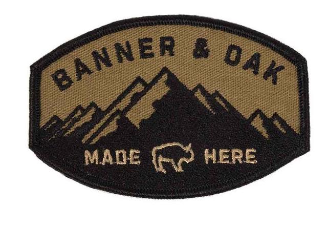 banner and oak logo patch