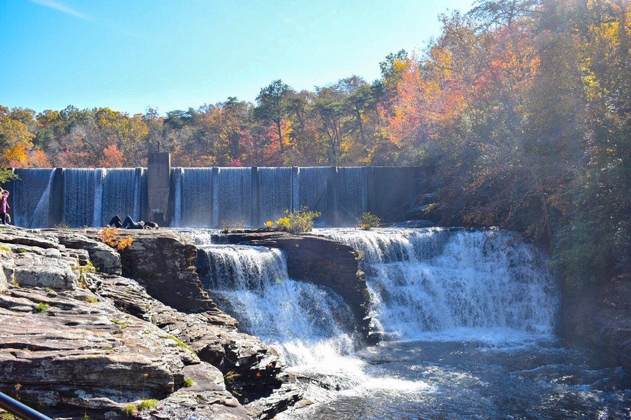 Dam at DeSoto State Park in Alabama, photo from a camper on The Dyrt