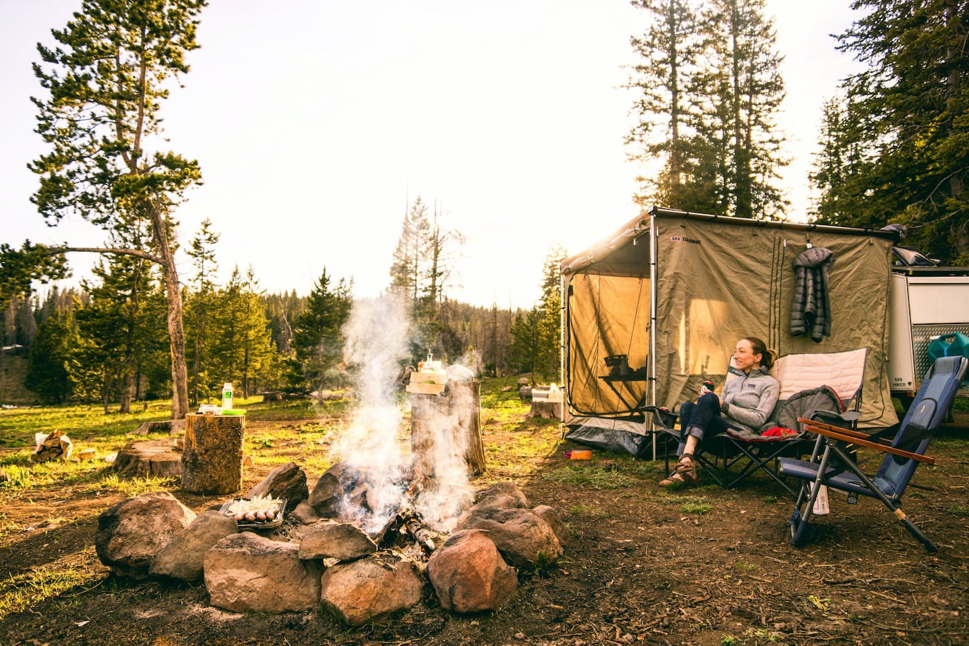 camp cooking equipment