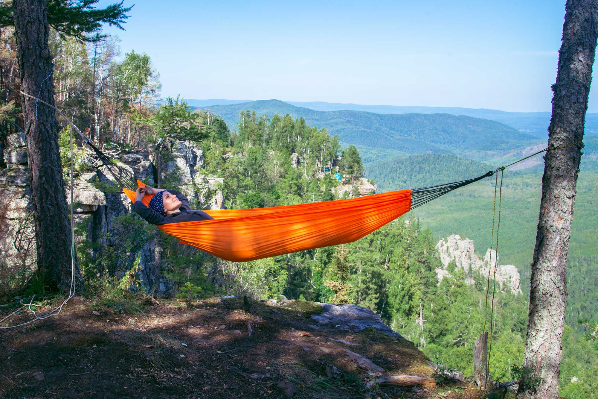 hammock camper with view