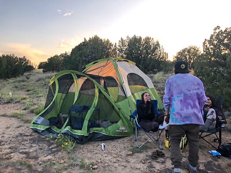 camping at picketwire canyonlands colorado