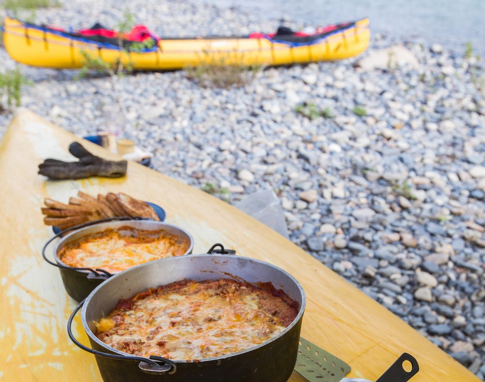 Easy Homemade Dutch Oven Lasagna - Rocky Hedge Farm