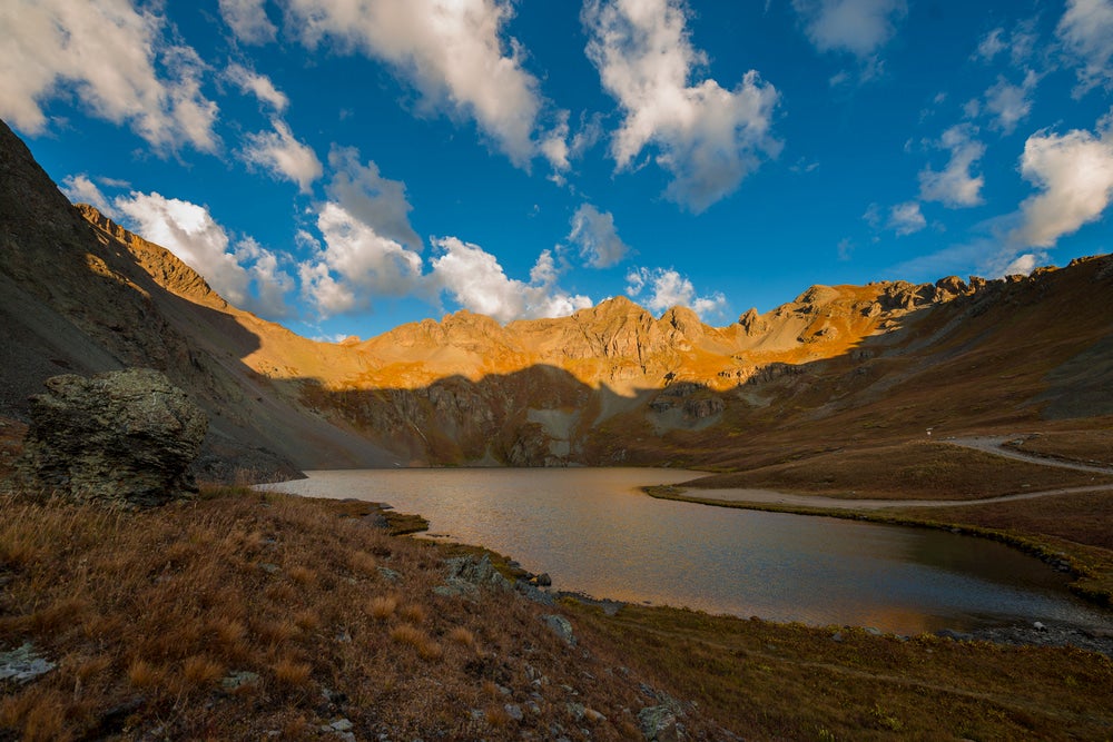 Clear lake in the San Juan Mountains.