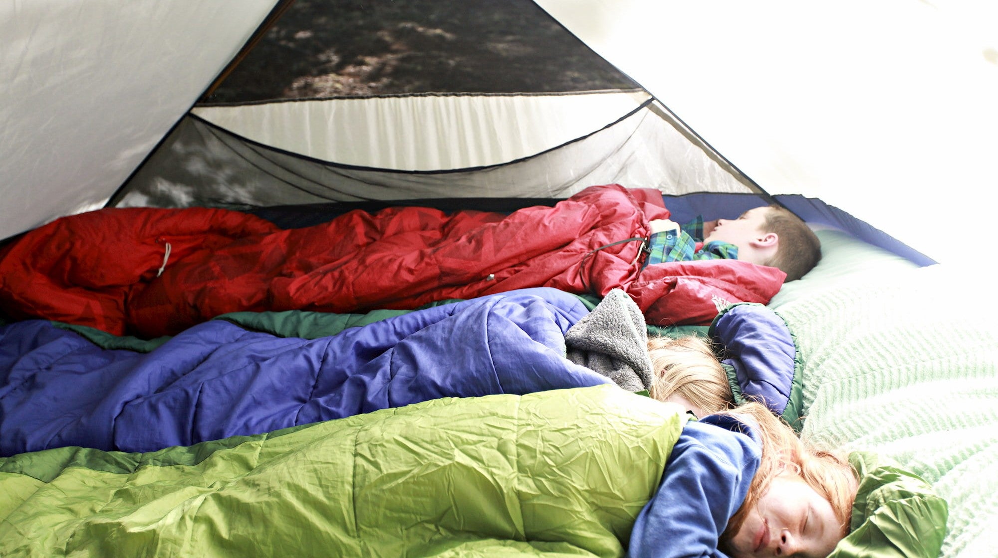 sleeping camping