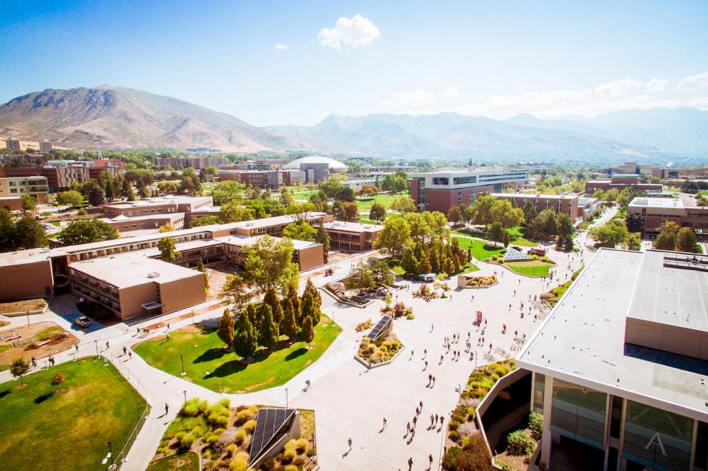 University of Utah campus in Salt Lake City.