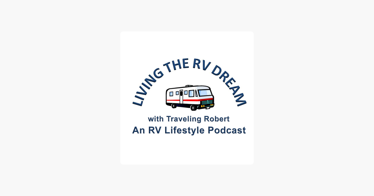 logo image for living the rv dream podcast