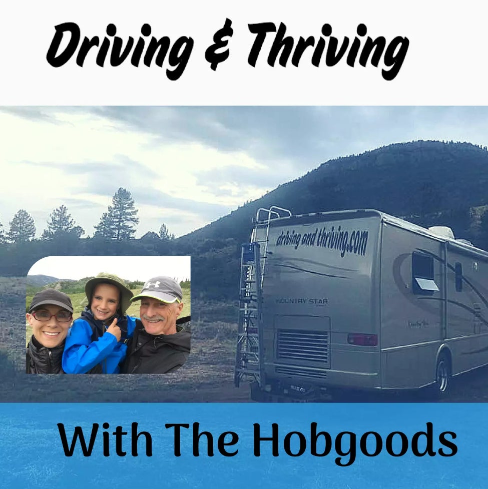 logo image for the podcast driving and thriving