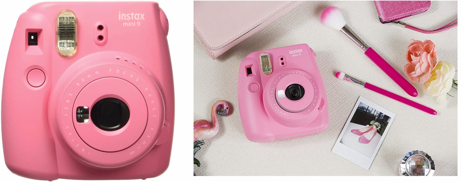 Fujifilm Instax Mini 9 Instant Camera, Flamingo Pink