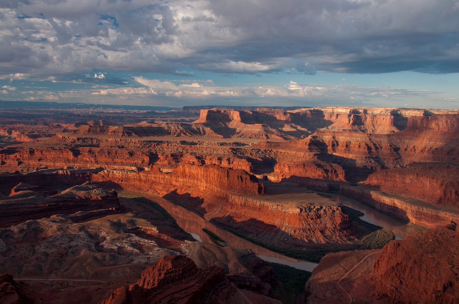 landscape of Colorado river at dead horse point state park