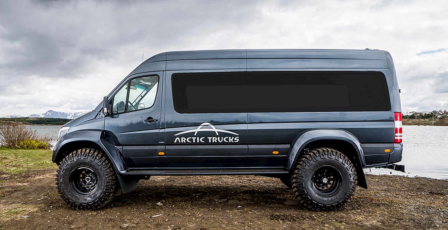 side view of Mercedes Sprinter AT44