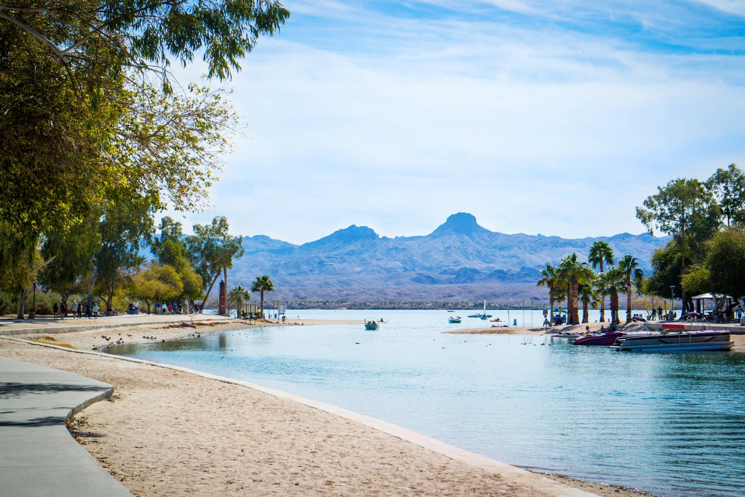 beachfront view of lake havasu