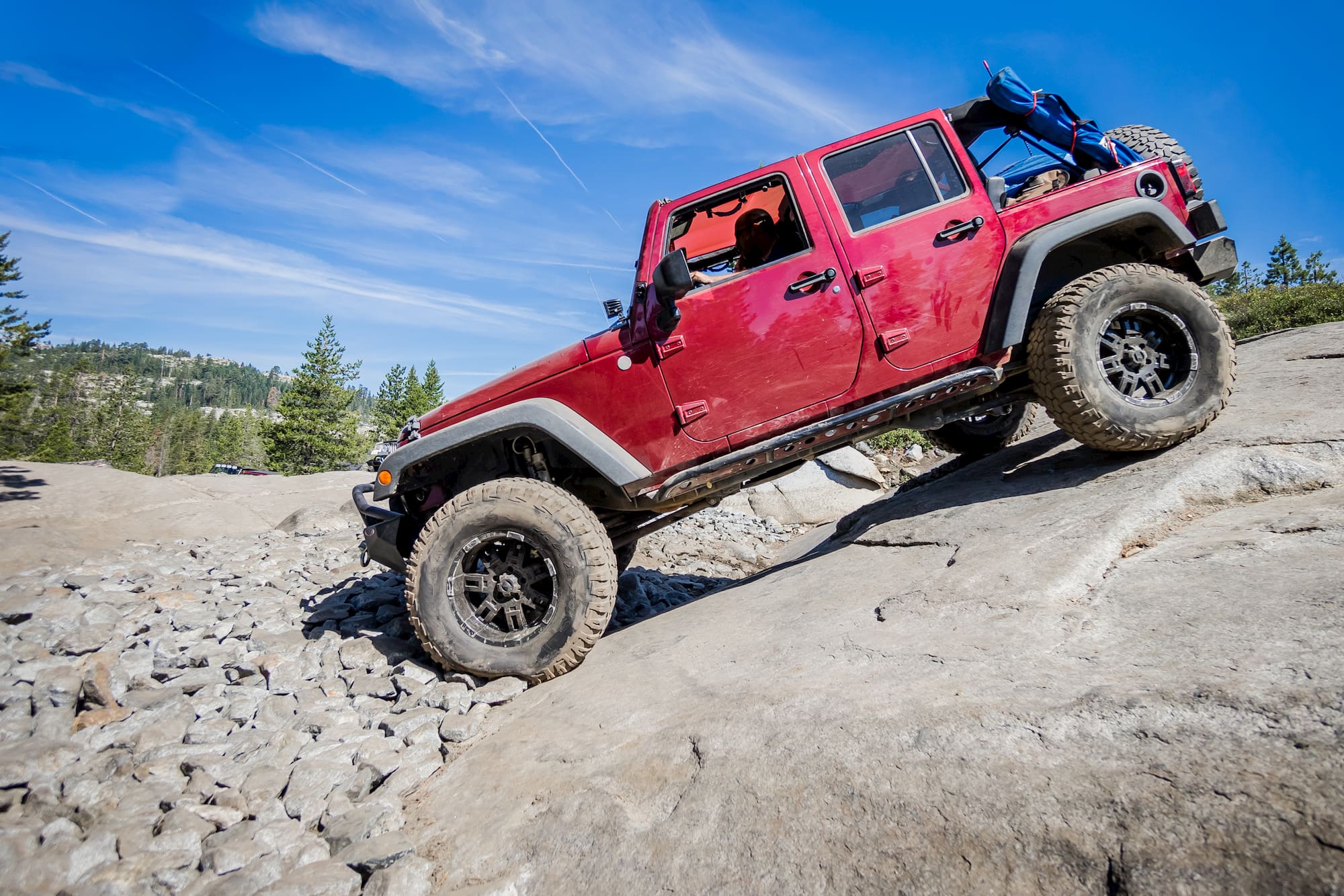 jeep on rubicon trail