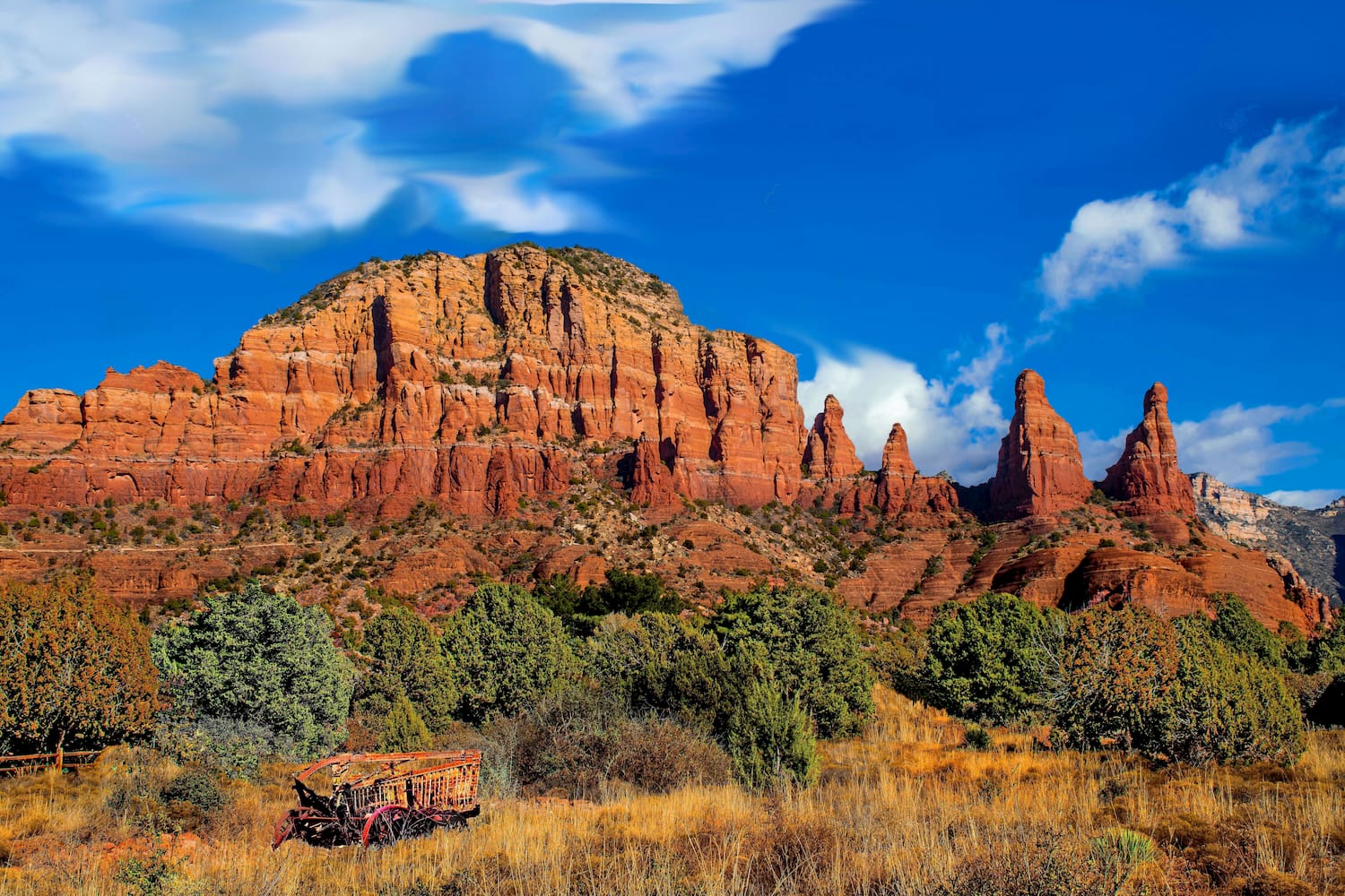 cathedral rock in coconino national forest