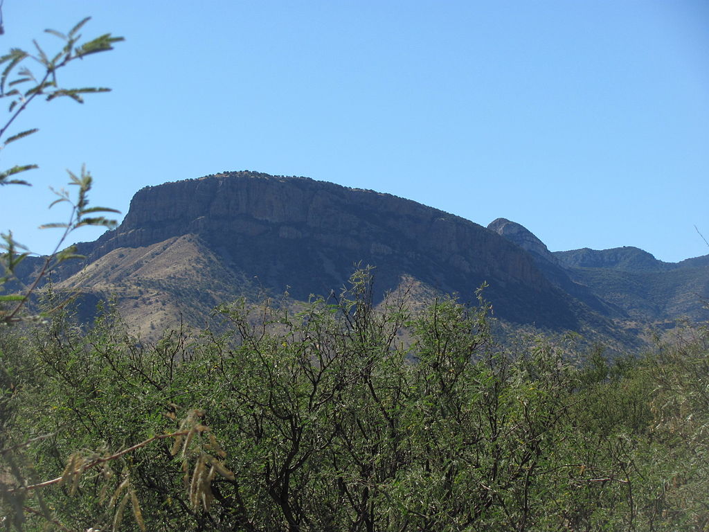 Apache Peak from the entrance to Kartchner Caverns, Cochise County, Arizona