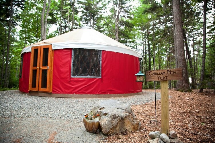 cadillac mountain yurt