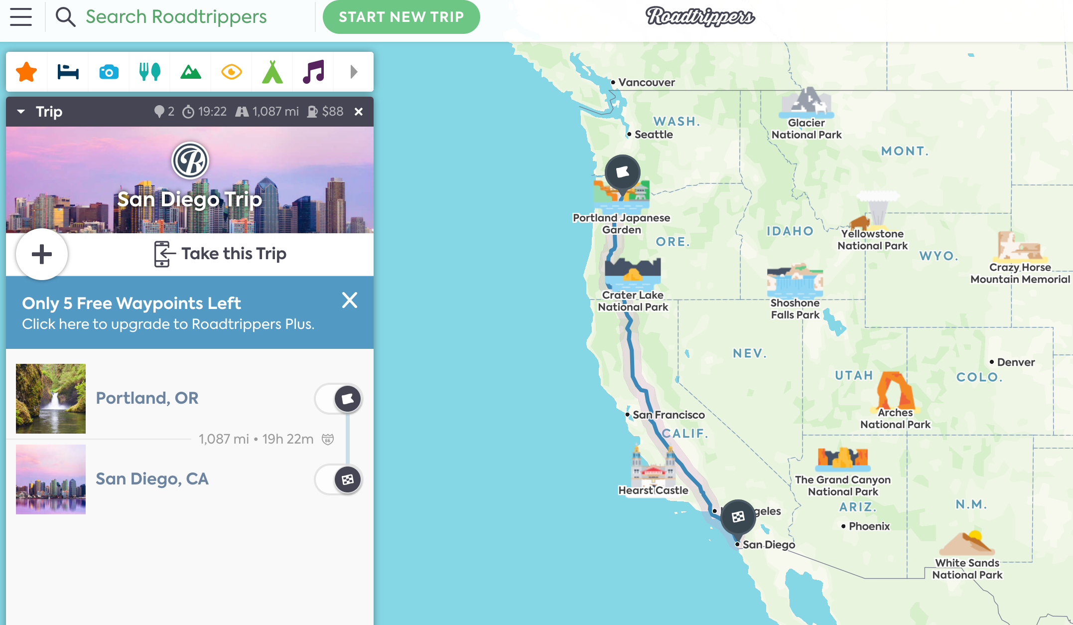 best road trip planner website