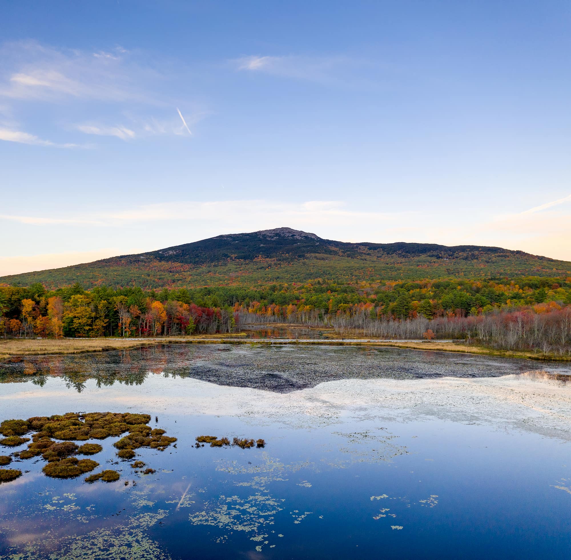 my monadnock with pond reflection