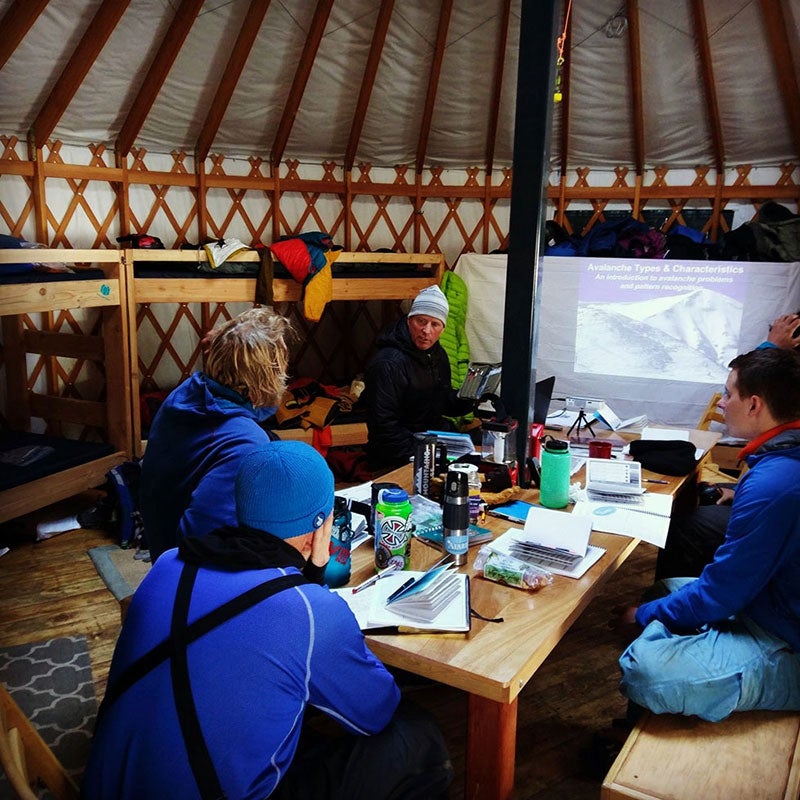 people inside of yurt