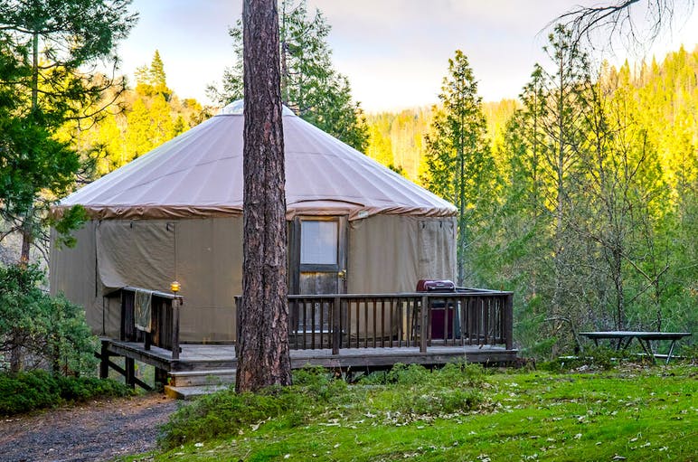 Yurt at Yosemite Lakes RV Resorty