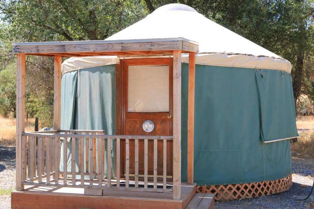 yurt at yosemite pines RV resort