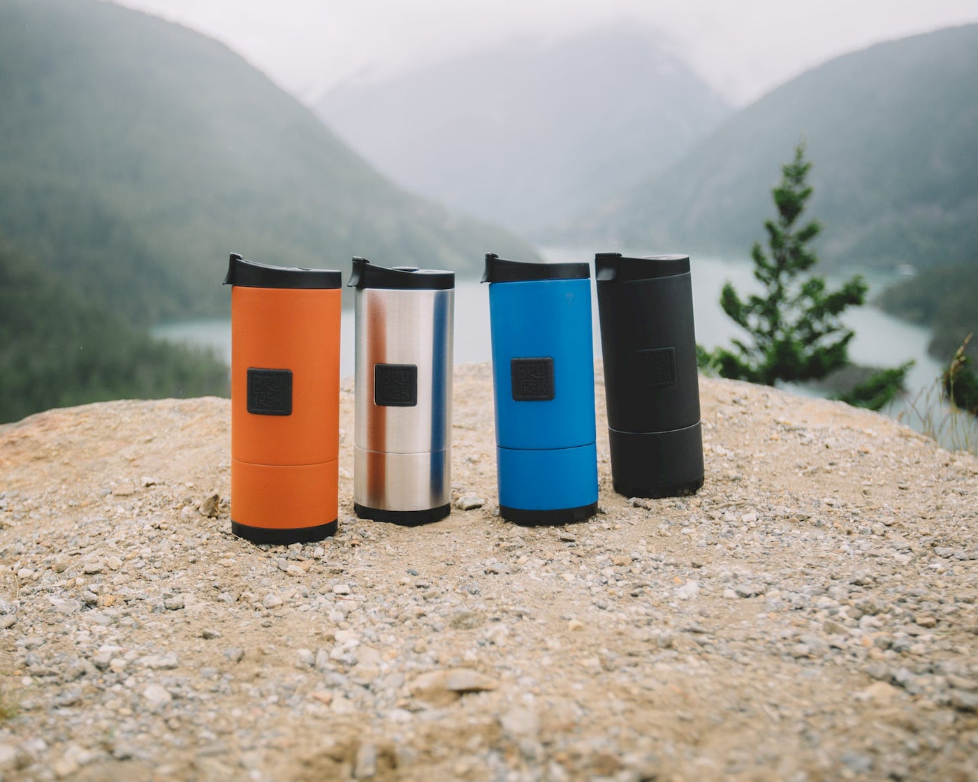 Planetary Design bru tek 2 in one camping french press and mug.