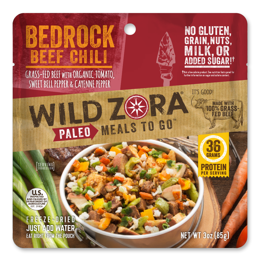 bedrock beef chili packaging