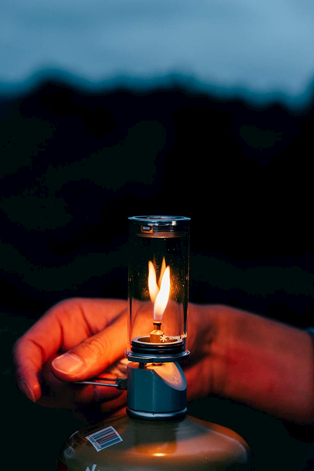 Snow peak mini flame nocturne lantern.