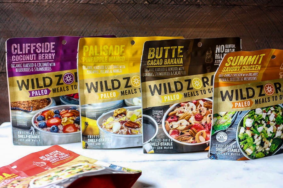 Wild Zora Paleo Meals To Go Flavor Varities