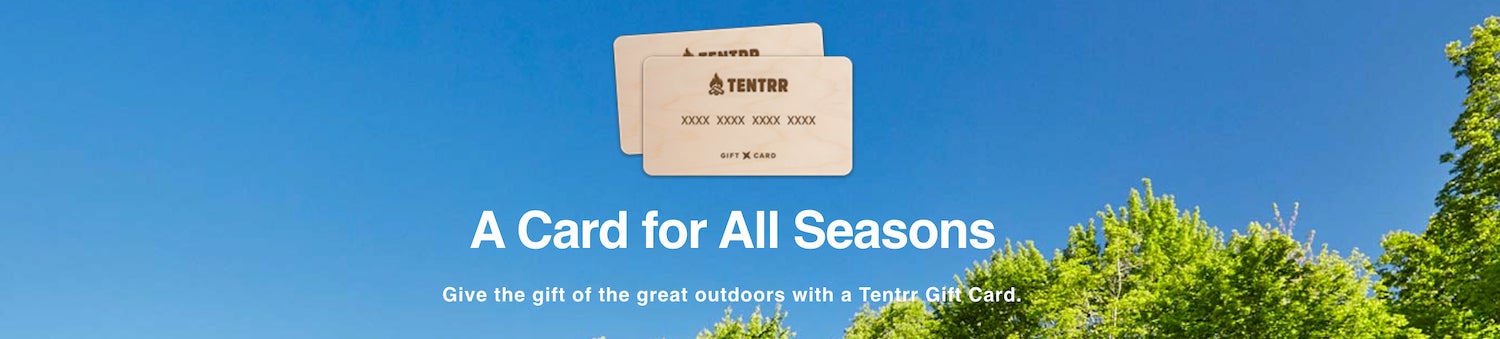 promo image from tentrr gift cards