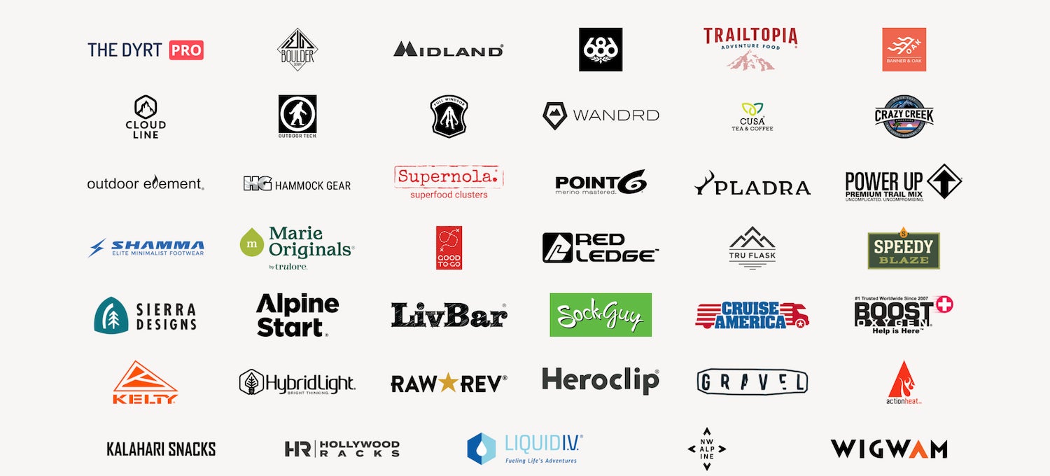 logos of 40 other brands sponsoring the contest