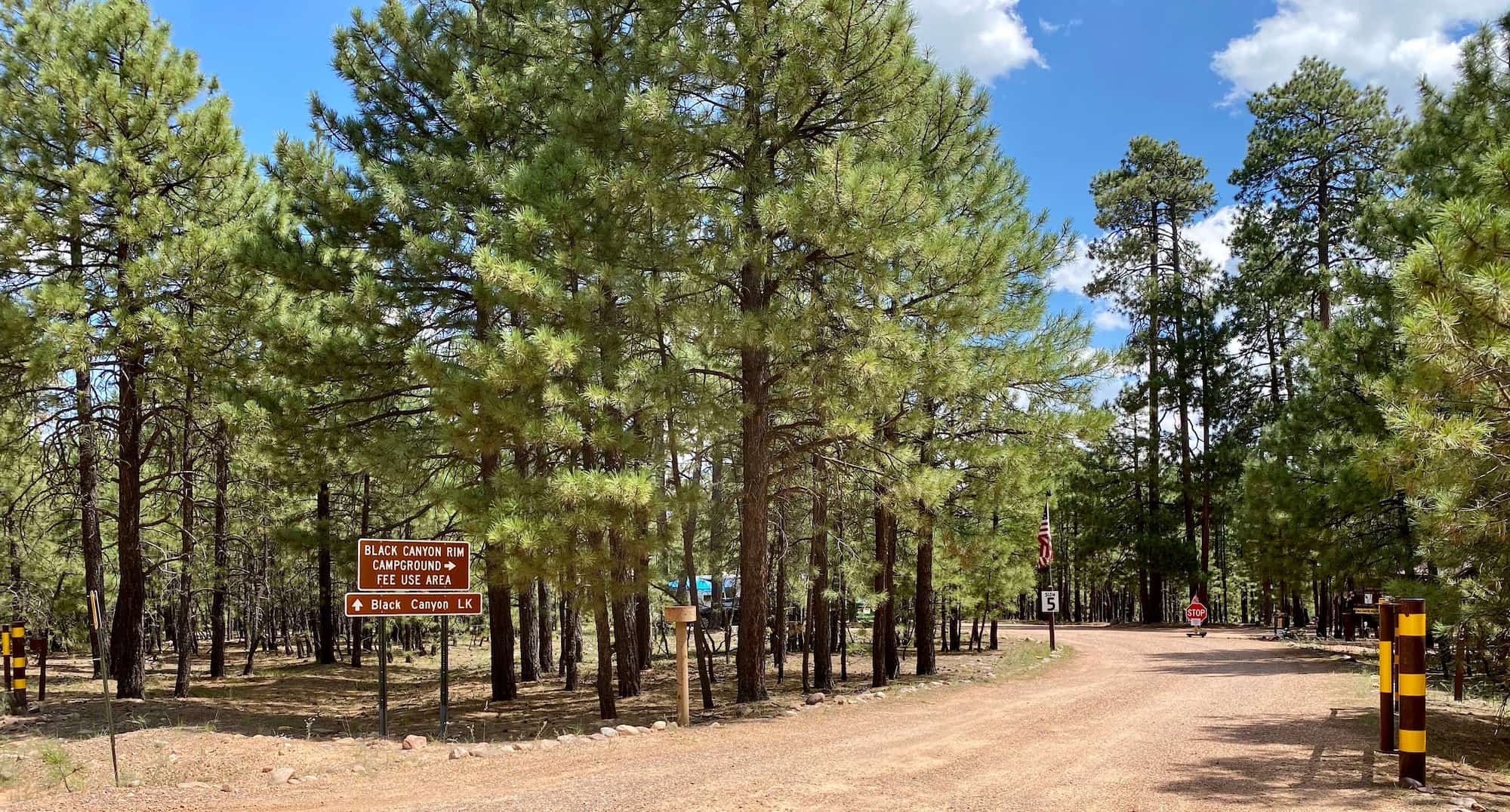 picture of campground entrance