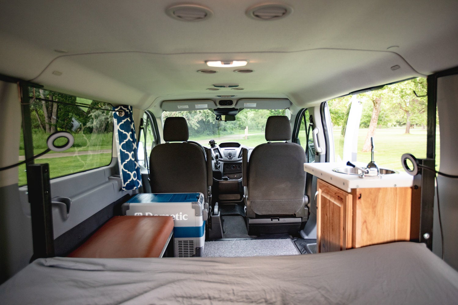 inside of a wandervans van