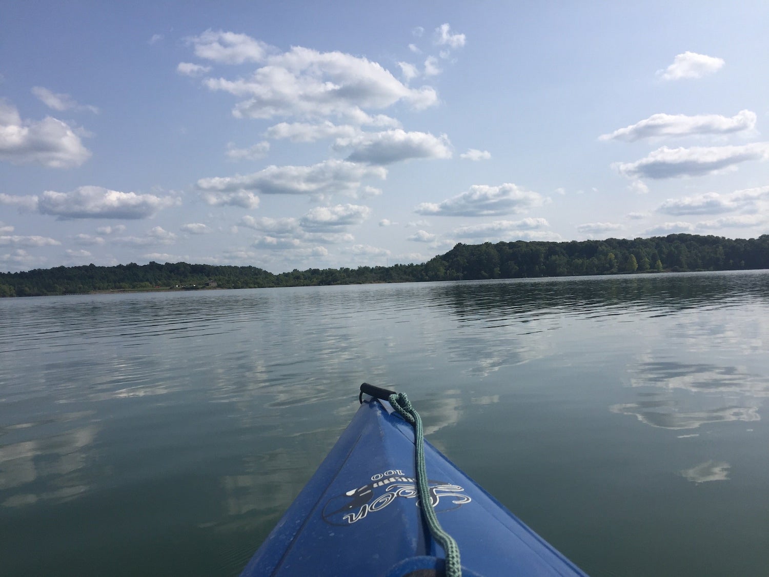 kayak on the water