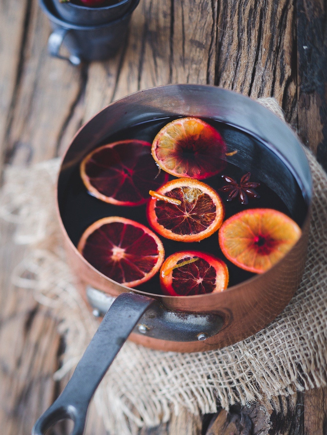 Mulled wine perfect for fall at the campsite.