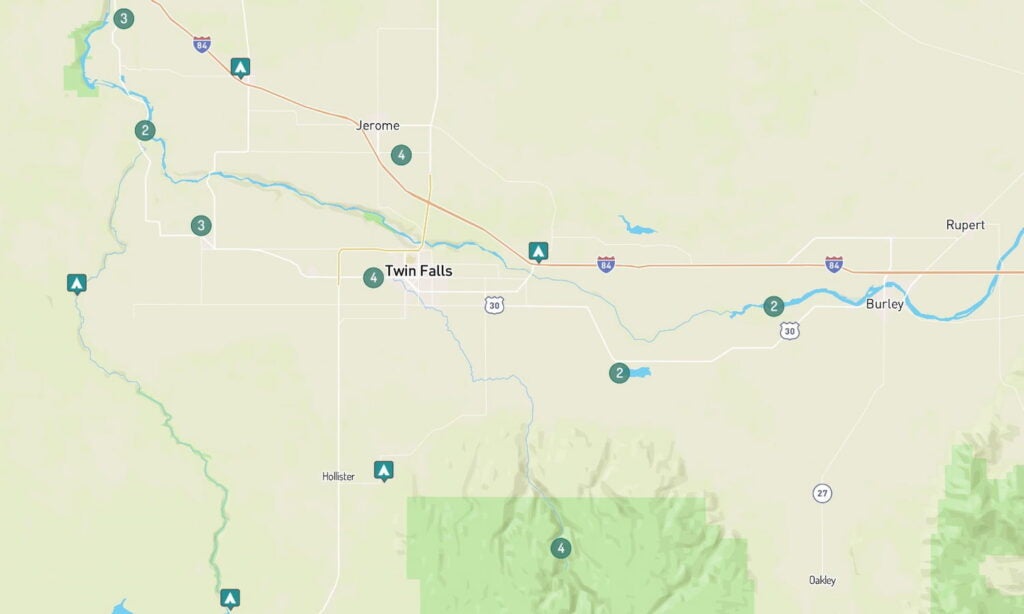 6 Wonderful Spots for Camping Near Twin Falls Idaho