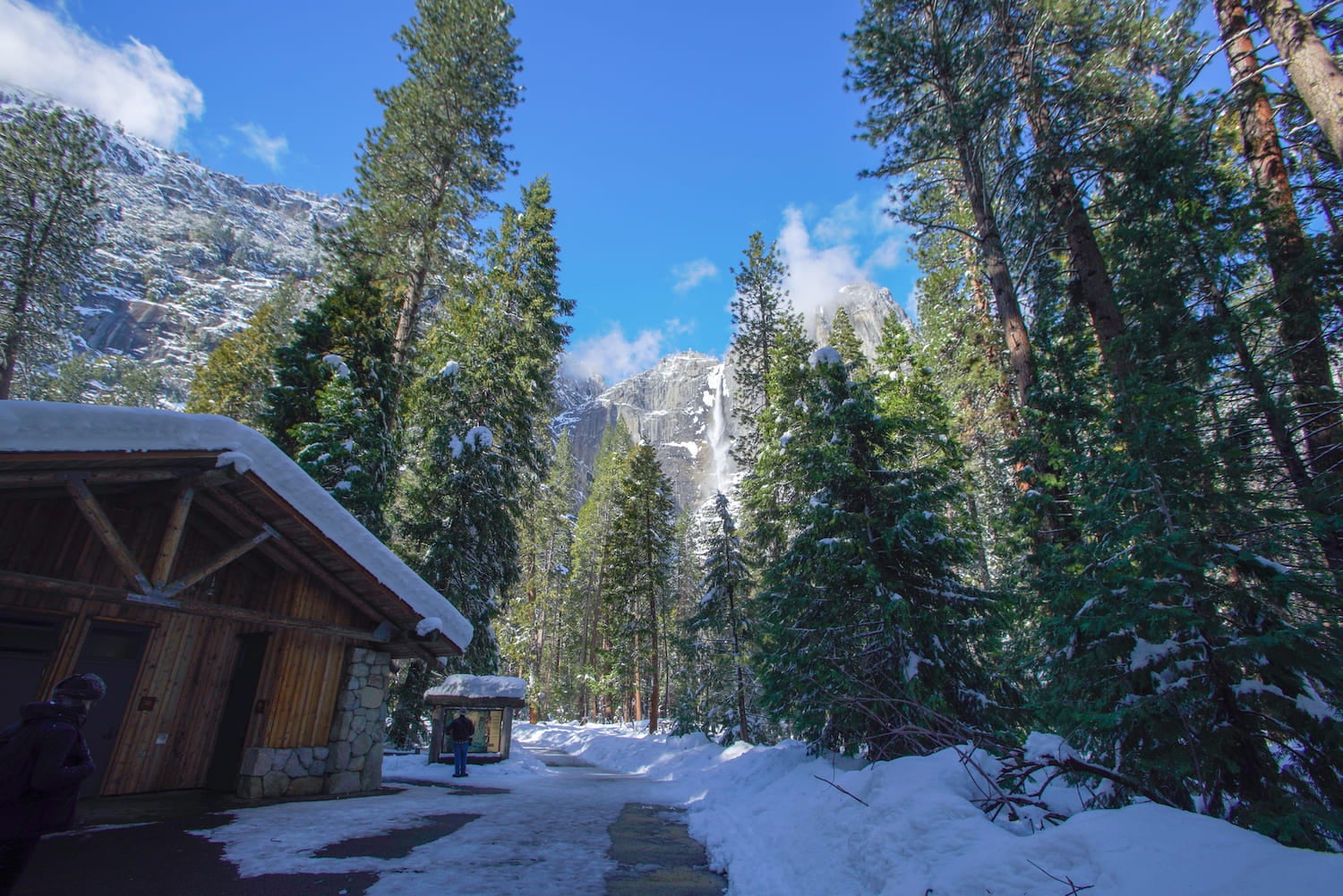 Yosemite National Park snow camping